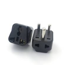 Novo universal 2 em 1 ce cobre índia paquistão áfrica do sul conector de alimentação japão ua ue eua reino unido para índia adaptador de viagem tipo plugue d 2024 - compre barato