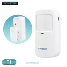 HOMSECUR-Detector inalámbrico de sistema de alarma antirrobo para el hogar, Detector de sistema de alarma antirrobo E1 para sistema de 433MHz 2024 - compra barato