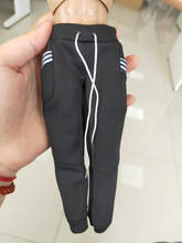 1/6 Scale Male Black and Grey Sports Pants Models for 12''Figures Bodies Accessories DIY 2024 - buy cheap