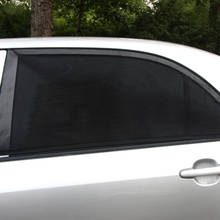 2pcs Window Mesh Car Front Rear Sun Visor Summer Protection Window Film Sunshade Caring Personal Cars Accessories 2024 - buy cheap