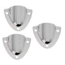 3pcs Stainless Steel 316 Midget Clam Shell Wire Cable Vent Cover For Boat 2024 - buy cheap