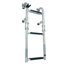 Marine Boat Telescopic Ladder (3 Step), Stainless Steel Folding Ladder -Antiskid Protective 2024 - buy cheap