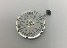 Miyota-máquina branca miyota 8205, acessórios para relógio, visor duplo, com calendário, máquina branca 2024 - compre barato