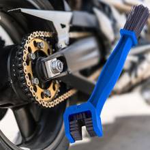 Cepillo de limpieza de cadena de bicicleta, limpiador de engranajes portátil, herramientas de lavado, cepillo de limpieza de motocicletas, cepillos, accesorios para coche 2024 - compra barato