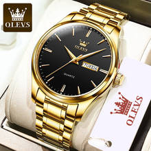 Man Gold Watches Top Brand Quartz Men's Wristwatches Stainless Steel Fashion Business Male Clock Relogio Masculino With Date 2024 - buy cheap