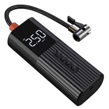 Bomba para encher pneus de carro e de bicicleta, compressor de ar, portátil, com luz led, display lcd 2024 - compre barato