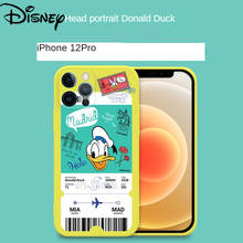 Capa protetora para celular disney, para iphone 12mini /12pro max, capas para celular mickey e minnie 2024 - compre barato