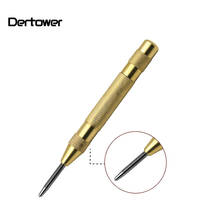 1pcs HSS Automatic Center Punch Spring Loaded Marking Drilling Tool For Steel Board Walls Starting Holes Tool Chisel Steel 2024 - buy cheap
