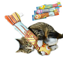 Funny Interactive fish Toy Pet Kitten Chewing Toys Teeth Grinding Catnip Toys Claws Thumb Bite Cat mint For Cats Kickers 2024 - buy cheap