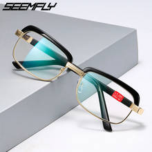 Seemfly Anti Blue Light Reading Glasses Women Men Flexible Computer Gaming Goggle Presbyopia Eyeglasses Mirror Unisex Eyewear 2024 - buy cheap