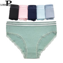 Underwear Women Briefs Sexy Lace Edge Everyday Hollowed Waist Low Rise Panties Solid Basic Ladies Knickers Lingerie 6 PCS/Lot 2024 - buy cheap