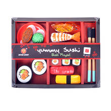 Rompecabezas para niños, casa de simulación de Sushi, modelo Mini cocina, juego de simulación de comida japonesa, combinación divertida, regalo para niños 2024 - compra barato