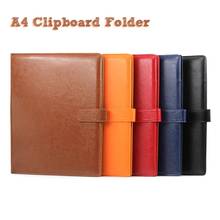 A4 Clipboard Folder Portfolio Multi-function Leather Organizer Sturdy  Office Manager Clip Writing Pads Legal Paper Contract 2024 - buy cheap
