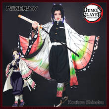 Monenjoy-Disfraz de Demon Slayer, conjunto de uniforme de equipo Haori, Kochou Shinobu 2024 - compra barato