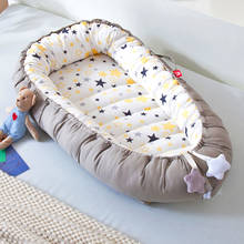 Newborn Baby Bed 50x85cm Doll bed Portable Infant Cotton Nest Bed Travel baby crib Boy girl Crib Toddler Cradle Bed Infant Crib 2024 - buy cheap