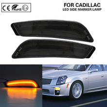 Fumaça do Amortecedor Dianteiro Luzes LED Lado Marcador Luz de Estacionamento Para Cadillac CTS CTS V 2003-2007 2024 - compre barato