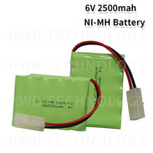 2 PCS/LOT Brand New 6V AA 1800mAh Ni-Mh Battery Rechargeable Batteries Pack Free Shipping 2024 - buy cheap