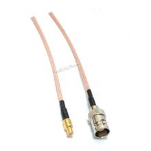 10 peças conector de cabo rg316, conector coaxial de cabo rf 50ohm bnc fêmea para mcx macho para rg316 (10cm,15cm-5m) 2024 - compre barato