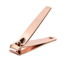 1PCS Rose Gold Carbon Steel Nail Clipper Cutter Professional Manicure Trimmer High Quality Toe Nail Clipper Nail Salon Supplies 2024 - buy cheap