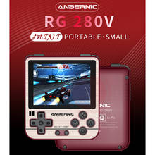 Juegos Retro RG280V, 16G/64G, 5000 juegos, pantalla IPS de 2,8 pulgadas, Mini consola de juegos portátil Retro, regalo para niños, 280V 2024 - compra barato