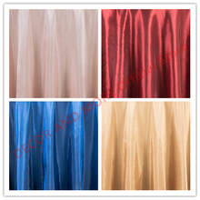 280cm Width Decor Polyester Solid Taffeta Fabric DIY Thin Curain Cloths/Tablecloth/Silk Fabrics White Red Blue Black Wholesale 2024 - buy cheap