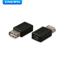 Onvian USB 2.0 Type A Female To Mini USB 5P B Female Adapter Plug Converter USB To Mini USB Data Charger For Phone Connector New 2024 - buy cheap