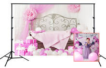 HUAYI Photography Backdrop Newborns Child Baby Birthday Photobooth Background Pink Interiors Princess Photo Backdrop PropsD-9966 2024 - buy cheap