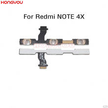 Interruptor de botón de encendido botón silenciador de volumen, Cable flexible de botón de encendido/apagado para Xiaomi Redmi NOTE 4X 2024 - compra barato