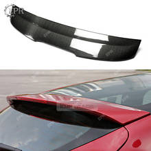 Carbon OEM Roof Wing Lip For Hyundai Veloster FRP/Carbon Fiber Rear Spoiler(With Light Slot)Tuning Trim Accessories For Veloster 2024 - buy cheap