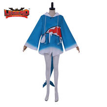Cosplay legend Hololive English VTuber Costume Gawr Gura Cosplay Top Outfits With Shark Hat Costume H001 2024 - buy cheap
