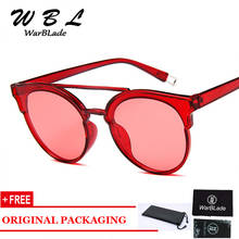 WarBLade Moda Cat Eye Sunglasses Mulheres Marca Designer Retro Óculos de Sol Das Senhoras Das Mulheres do Sexo Feminino Óculos De Sol Do Espelho Do Vintage 2024 - compre barato