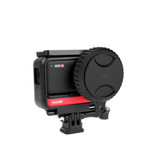 Funda de protección de lente de silicona suave para Insta 360 ONE R Leica, Protector de tapa de lente a prueba de polvo, gran angular de 1 pulgada 2024 - compra barato
