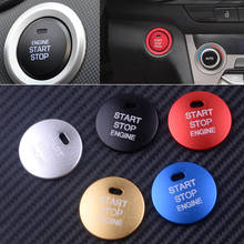 CITALL Red/Silver/Black/Blue/Gold Engine Start Stop Push Button Cover Trim Fit For Hyundai Elantra MD Sonata i45 YF 2011-2014 2024 - buy cheap