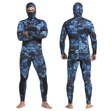 Roupas de mergulho de 2 peças para homem, roupa de banho de corpo inteiro com 3mm para mergulho, snorkel e natação 2024 - compre barato