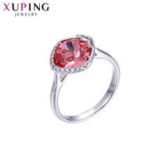 Xuping Jewelry Exquisite Wild Style Crystal Ring for Women with Rhodium Plated 15293 2024 - buy cheap