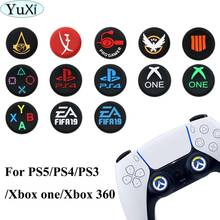YuXi 1PCS Silicone Thumb Stick Grip Cap Thumbstick Joystick Cover Case For PS3 PS5 PS4 for Xbox 360 /One Switch Pro Controller 2024 - buy cheap