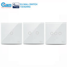 NEO COOLCAM Smart Light Switch EU 1/2/3CH Touch Sensitive Wall Switch Home Automation Z Wave Wireless Smart Remote Control Light 2024 - buy cheap