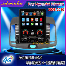 Автомагнитола Xdcradio для Hyundai, мультимедийный плеер с вертикальным экраном 10,4 дюйма в стиле Tesla, Android 10,0, Автомагнитола для Hyundai Elantra, DVD-навигация 2024 - купить недорого