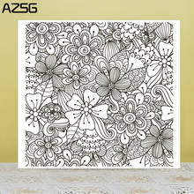 ZhuoAng FlowersClear Stamps For DIY Scrapbooking/Card Making Decorative Silicon Stamp Crafts 2024 - buy cheap