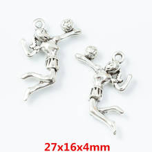 20 pieces of retro metal zinc alloy girl pendant for DIY handmade jewelry necklace making 6793 2024 - buy cheap