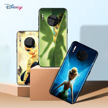 Disney-carcasa negra para teléfono Huawei Mate 40 RS Porsche Design 30 20X10 Lite Pro Plus, dibujo animado Peter Pan Tinker Bell 2024 - compra barato