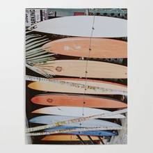 Pintura en lienzo para pared, póster decorativo para el hogar, tabla de Surf colorida, sala de estar marco moderno para, imágenes modulares 2024 - compra barato