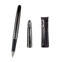 Шариковая ручка Jinhao, красивая металлическая, серая, гладкая, 0,7 мм, отличное письмо, подарочная ручка для подписи, для бизнеса и офиса 2024 - купить недорого