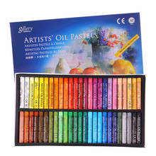 12/25/48 cores pasta de óleo para pintura em pasta macia caneta de desenho escola papelaria materiais de arte conjunto de lápis macio 2024 - compre barato