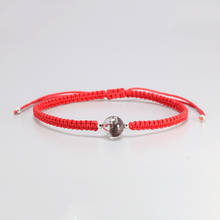 9mm Red Ghost Crystal Healing Stone Red Rope Bangle Lucky Bracelets for Women Men Cord String Line Handmade Friendship Jewelry 2024 - buy cheap