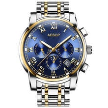 Aesop-Reloj de pulsera para Hombre, resistente al agua, luminoso, automático, mecánico, Masculino, 2020 2024 - compra barato