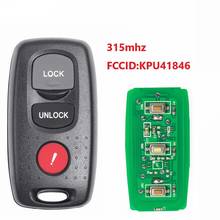 3 Button Remote Car Key 313.8MHZ Model: 41846 FCC ID: KPU41846 For Mazda 3 2004-2008 For Mazda 6 2003-2005 Car remote key 2024 - buy cheap