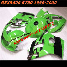Verde blac custom Moto carenagens para 1996 1997 1998 1999 2000 UM GSXR600 GSXR750 SRAD GSXR 600 750 96 97 98 99 00 carenagem 2024 - compre barato