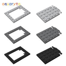 Aquaryta 6pcs 30041 and 92099 DIY Enlighten Block Brick Part Trapdoor 6x8 Plate Special 4 x 6 with Trap Education Toys for Teens 2024 - buy cheap