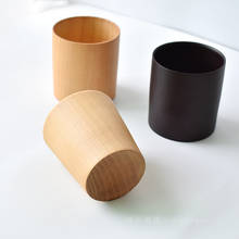 Xícara de madeira artesanal para chá, cerveja e leite, café, xícara de madeira 2024 - compre barato